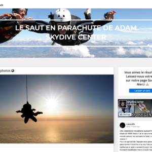 Option photo saut en tandem