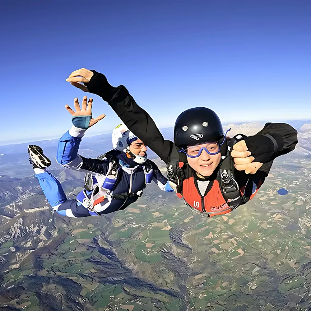 Saut d’entraînement PAC dans le ciel de Gap Tallard