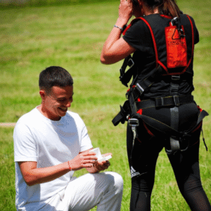 Saut en Parachute : Demande en mariage